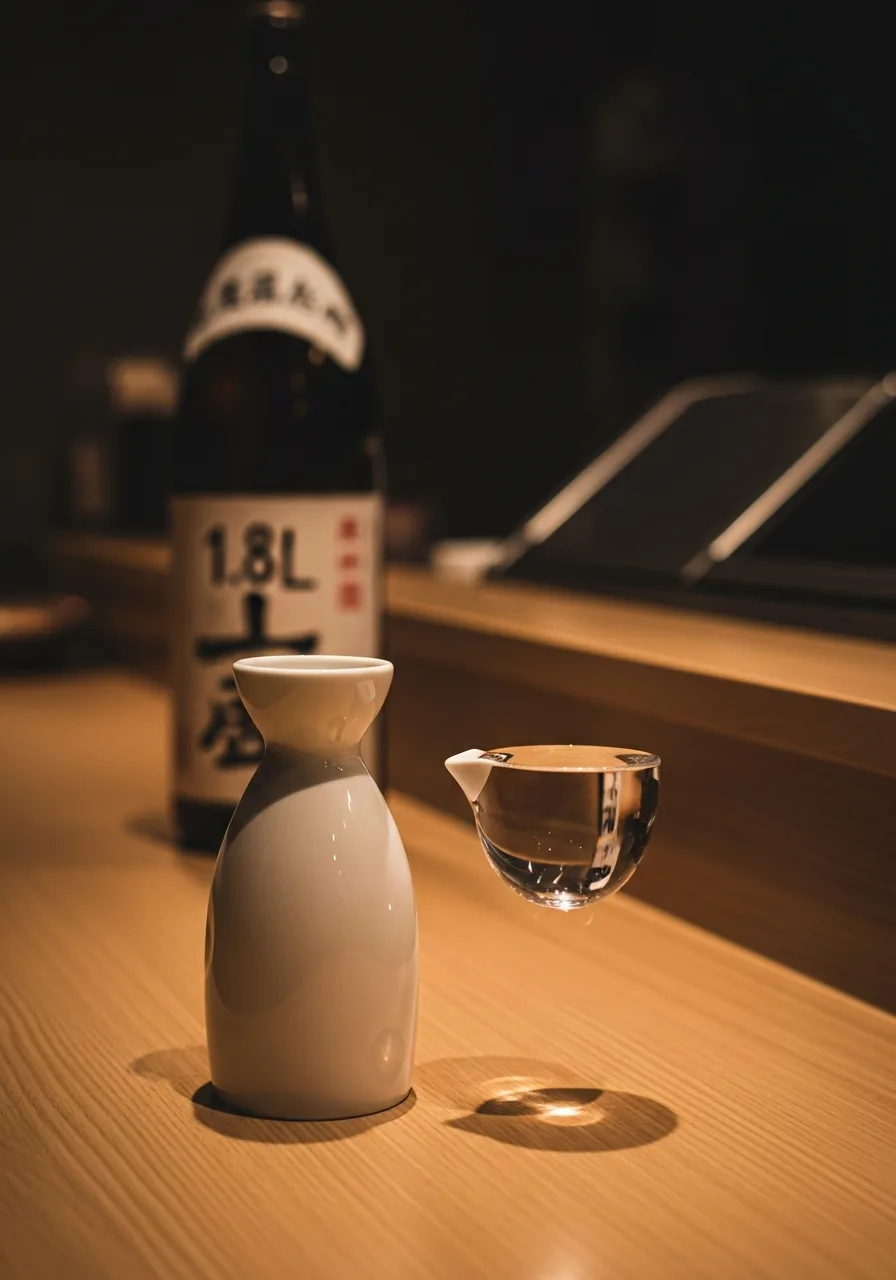 日本酒の徳利とぐい呑み（イメージ）